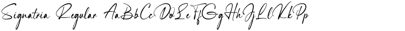 Signatria font download