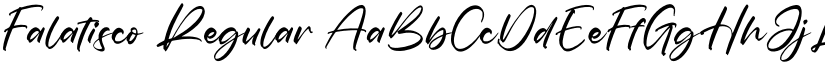 Falatisco Regular font