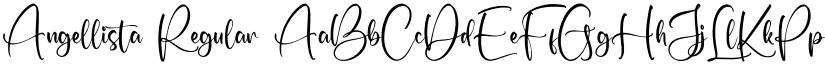Angellista Regular font