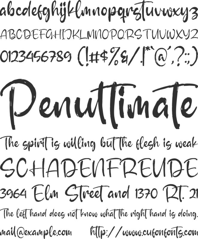 Mankind Master font preview