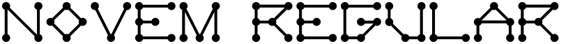 Novem Regular font
