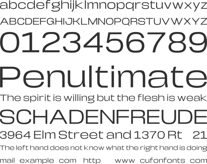 Arupala Grotesk Trial font preview