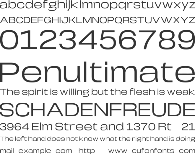 Arupala Grotesk Trial font preview