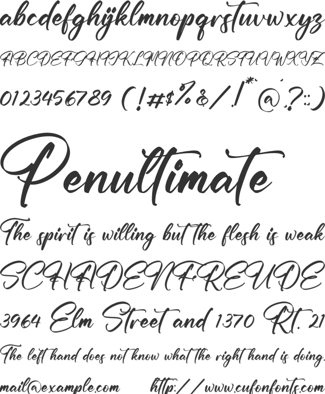Ratmosh Delliot font preview