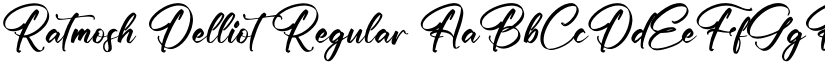 Ratmosh Delliot Regular font