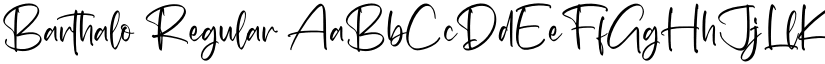 Barthalo Regular font