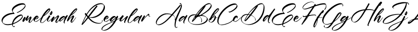 Emelinah Regular font
