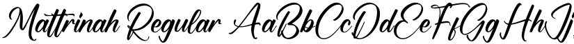 Mattrinah font download