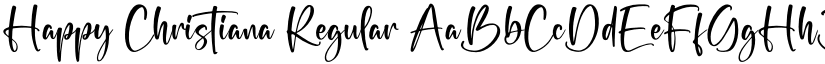 Happy Christiana font download