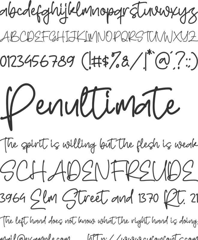 Gollden Hourse font preview