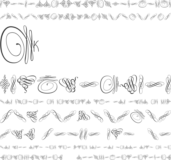 Swinging font preview