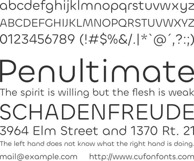 Chillax font preview