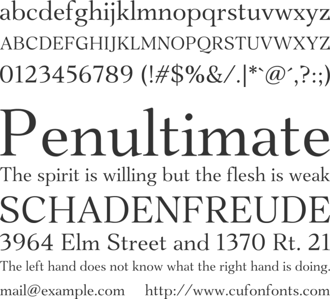 Shallot Trial font preview