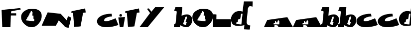 font city Bold font