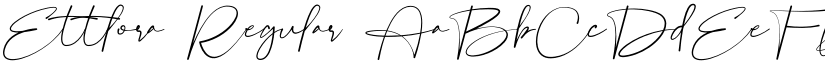 Ettlora Regular font