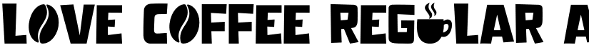Love Coffee Regular font