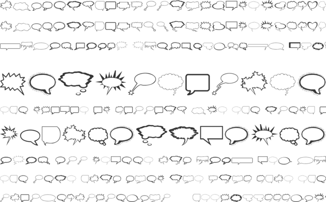 Talkies font preview