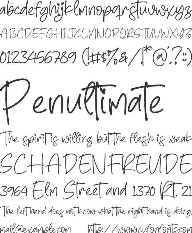 Jessie Mcgrath font preview