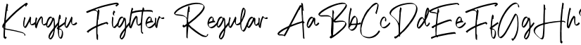 Kungfu Fighter Regular font
