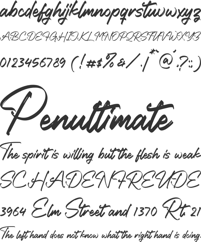 Western Cowboys font preview