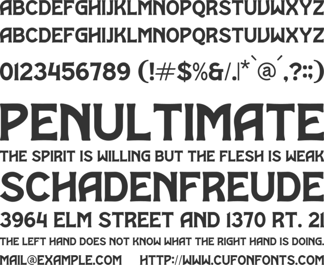 ROLNER font preview