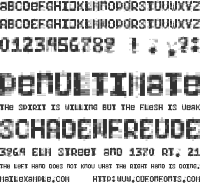 Summer Low Rank 22 font preview