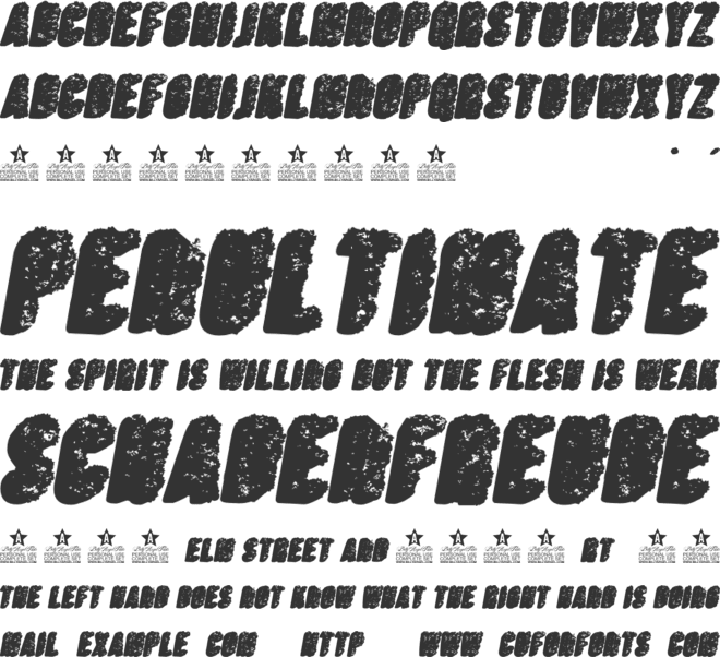 ISLANDS  PERSONAL USE font preview