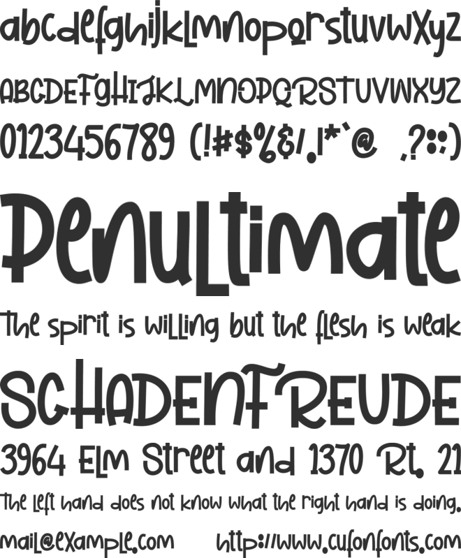 Pink Rabbit - Personal Use font preview