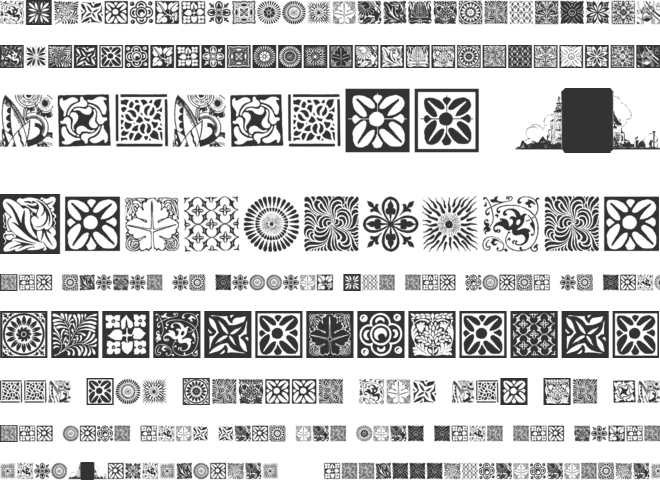 Typo Backgrounds font preview