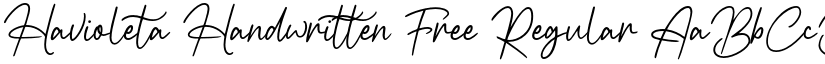 Havioleta Handwritten Free font download