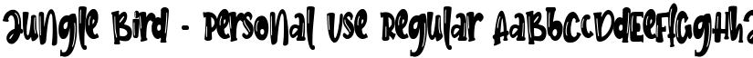 Jungle Bird - Personal Use font download