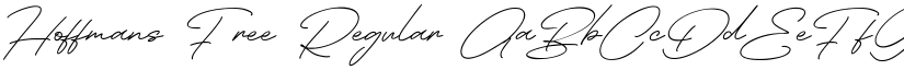 Hoffmans Free font download