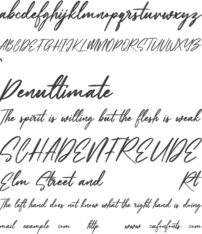 Bootleg Hayes Free font preview