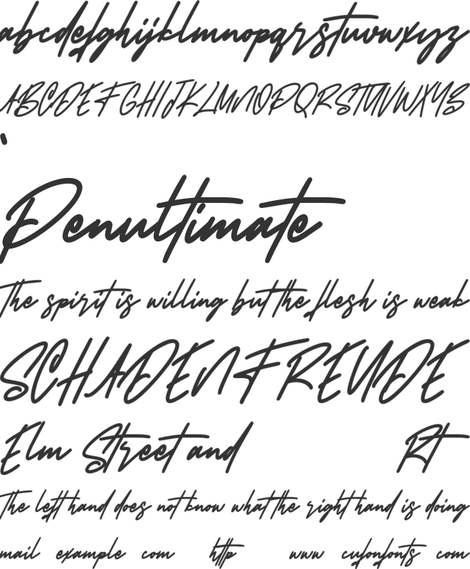 Tarboots Free font preview