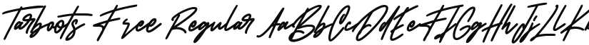 Tarboots Free font download