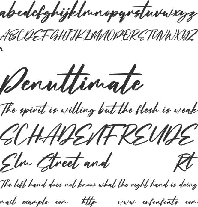 Brickston Free font preview