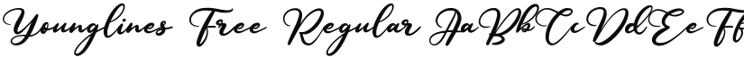 Younglines Free font download
