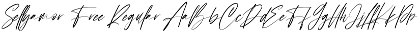 Sellyamor Free Regular font