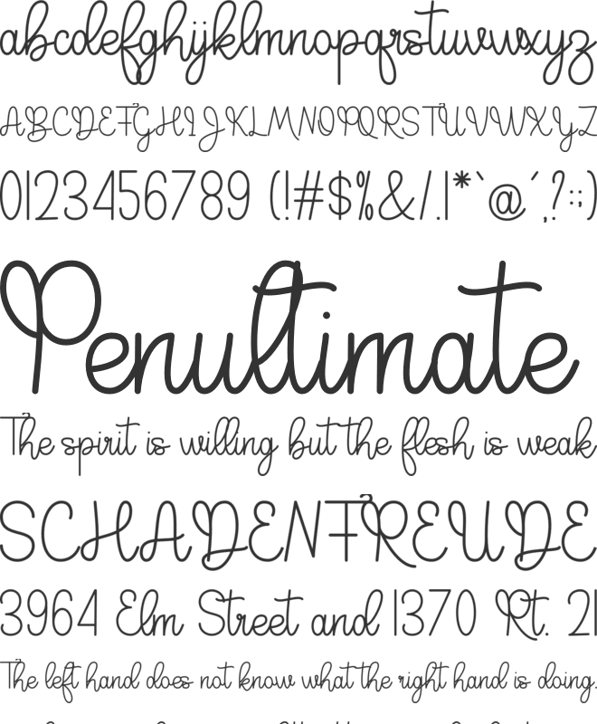 Palace Star font preview