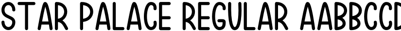 Star Palace Regular font