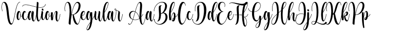 Vocation Regular font