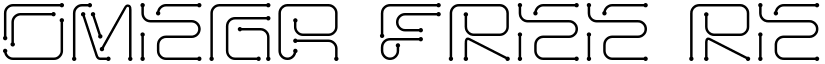 OMEGA FREE Regular font