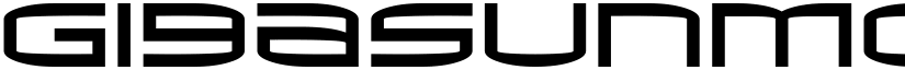 Gigasunmo Regular font