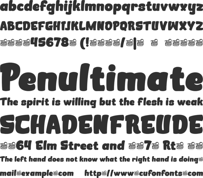 SEDIFO font preview