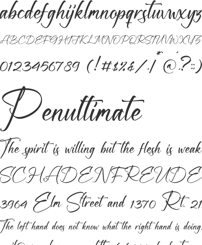 Moland Hoffman font preview