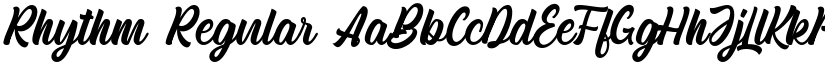 Rhythm Regular font