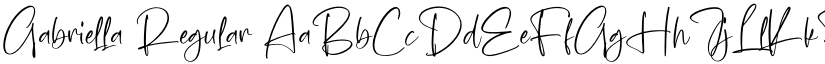 Gabriella font download