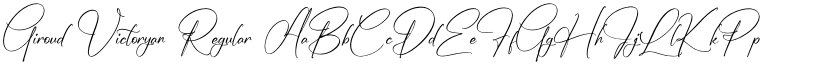 Giroud Victoryan font download