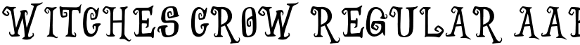 Witches Crow Regular font