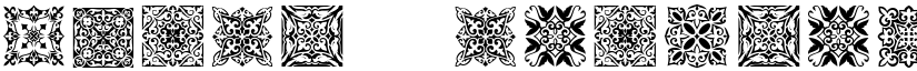 SL Square Ornaments font